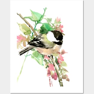 Chickadee Bird Posters and Art